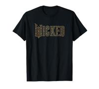 Wicked Movie Floral Logo T-Shirt