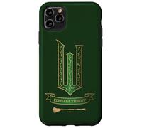 Wicked Movie Logo Elphaba Green And Gold Broom Case for iPhone 11 Pro Max