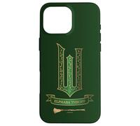 Wicked Movie Logo Elphaba Green And Gold Broom Case for iPhone 16 Pro Max