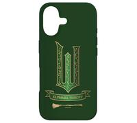 Wicked Movie Logo Elphaba Green And Gold Broom Case for iPhone 17