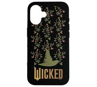 Wicked Movie Logo Elphaba Hat Floral Case for iPhone 16