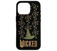 Wicked Movie Logo Elphaba Hat Floral Case for iPhone 16 Pro