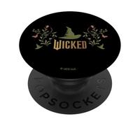 Wicked Movie Logo Elphaba Hat Floral PopSockets Adhesive PopGrip