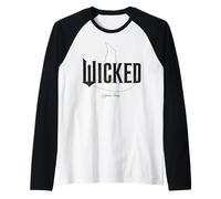 Wicked Movie Logo Elphaba Thropp Raglan Baseball Tee