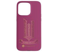 Wicked Movie Logo Glinda Pink And Gold Wand Case for iPhone 15 Pro Max