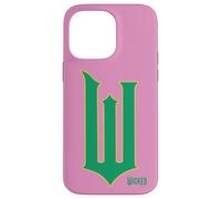 Wicked Movie W Logo Green Goes Good With Pink Case for iPhone 14 Pro Max