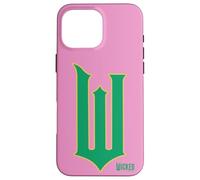 Wicked Movie W Logo Green Goes Good With Pink Case for iPhone 16 Pro Max