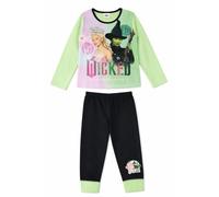 WICKED Official Girls Pyjamas, 2 Piece Set, Black/Green Age 5-6 Years