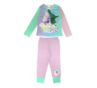 WICKED Official Girls Pyjamas, 2 Piece Set, Lilac/Green, Age 5-6 Years
