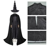 Wicked One Part Cosplay Costume Dresses Trench Coat Halloween Party Up Dress