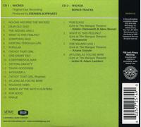 Wicked CD 15th Anniversary Album 2 discs (2019) NEW Fast and FREE P & P