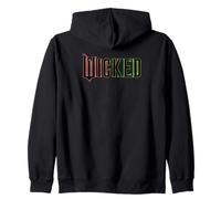 Wicked Pink And Green Logo Zip Hoodie