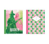 Insight Editions Composition Notebook Set Wicked Pink & Green - Set of 2 - Paperback, White