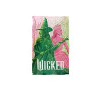 Wicked Pink & Green Glinda & Elphaba Throw Blanket | Size: Small Wicked Multicolor Small