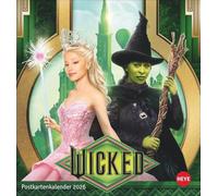 Wicked Postkartenkalender 2026: Die Hexen von Oz zum Sammeln und Verschicken: Der Kalender zum Aufstellen im Postkartenformat für alle Fans der Verfilmung von Wicked - Das Musical