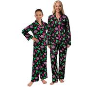 Wicked Pyjamas, Elphaba And Glinda Button Front Pyjamas, Girls’ Pyjama Sets, Black 9-10 Years
