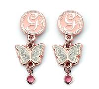 Wicked Rose Gold Plated Glinda Butterfly Earrings