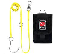 WICKED Scuba 316 Stainless Steel Multipoint Reef Hook 4-6 Ft. Length - Lemon Fish Yellow