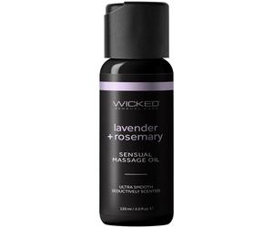 Wicked Sensual Care Lavender & Rosemary Sensual Massage Oil 120 ml