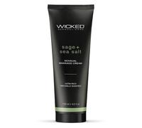 Wicked Sensual Massage Cream - Sage and Sea Salt - 4 oz.