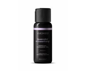 Wicked Sensual Massage Oil - Lavender + Rosemary - 4 oz.
