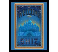 WICKED Shiz Collectors Print Framed Artwork - Broadway Musical Memorabilia, Wall Art Decor, Premium Framed Illustration for Fans of the Wicked Witch, Wizard of Oz