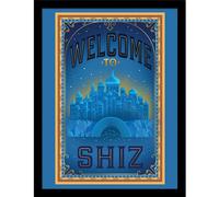 Wicked Shiz Framed Poster in Blue Wicked Blue