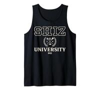 Wicked Shiz University Emblem Tank Top, Men, Black, Small