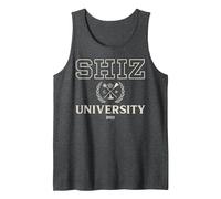 Wicked Shiz University Emblem Tank Top, Men, Dark Heather Grey, Medium