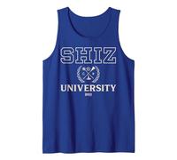 Wicked Shiz University Emblem Tank Top, Men, Royal Blue, XX-Large