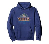 Wicked Shiz University Pullover Hoodie, Adult Unisex, Navy Blue, X-Large