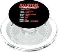 Wicked Smaht Funny Boston Accent Translator Groovy Retro PopSockets PopGrip for MagSafe