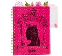 Wicked Tab Journal Notebook, Spiral Bound, 96 Lined Pages, 8 x 7 inches, Glinda