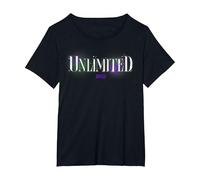 Wicked Unlimited Glinda & Elphaba T-Shirt, Women's Plus, Black, 4X