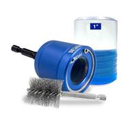 Wicked Wicked 1’’ Copper Tube Pipe Cleaning Brush Kit; The Professional Plumber’s Tool Industrial ''All Metal'' Strength Heavy Duty Construction Grade with Replaceable Parts