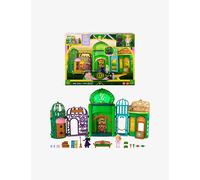 Mattel Universal Pictures’ Wicked Emerald City Playset with Glinda & Elphaba Small Dolls, 5 Play Spaces & 15 Accessories, Inspired by the Movie, JFM22