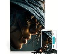 Wicked Witch Jigsaw Puzzle 1000 Piece Mind Train Fun Burr Free Clean Cut Pieces Absorbing Activity for Quiet Nights (38x52cm)