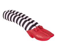 Wicked Witch Legs Prop - Halloween Decoration with Red Shoes, Fake Legs for Haunted House, Indoor & Outdoor Party Decor