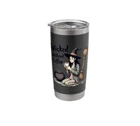 Wicked Without Coffee Witch Halloween Stainless Steel Insulated Tumbler