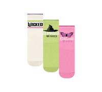 Wicked Women's Glinda & Elphaba Pack Of 3 Socks | Size: 4-6 Wicked Multicolor 4-6
