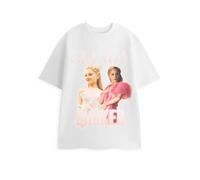 Wicked Womens White Glinda Womens Short Sleeved T-Shirt - X-Large