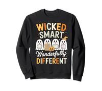 Wicked wonderfully smart different cute ghost classroom Sweatshirt