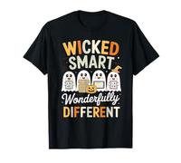 Wicked Wonderfully Smart Different Cute Ghost Classroom T-Shirt