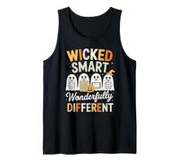 Wicked Wonderfully Smart Different Cute Ghost Classroom Tank Top
