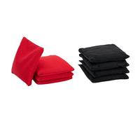 Wicked Wood Cornhole Bags - 2x4 Official ACL Licensed - 15x15cm - 450gr - ACL REC - Black/Red