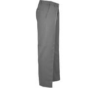 Men’s Formal Trouser Business Smart Pocket Pants Adults Work Wear Casual Trousers Regular Fit Heavy Duty Bottoms Grey Waist 38 / Inside Leg 29 Inches