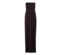 New Womens Sleeveless Boobtube Bandeau Maxi Ladies Sheering Long Dress Size uk8-26