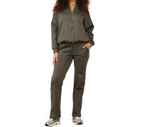 WICKEDFASHIONS123 Womens Fleece Loungewear Bomber Zipper Jacket Trouser 2 Pcs Set Ladies Long Sleeves Fleece Zip up Blazer and Tie up Trouser Tracksuit Plain Outfit Casual Winter Wear Set