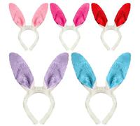 WickedFun® 12 Pcs Assorted LED Light Up Headband, Women Girls LED Glowing Flashing Fur Light Up Headband Fancy Dress Party Décor Accessory Headwear For Adults Kids