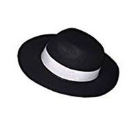 WickedFun® ADULT 1920S MAFIA AL-CAPONE GANGSTER ACCESSORY SET - 5 PIECES RED BRACES TRILBY GANGSTER HAT RED TIE CIGAR FANCY DRESS ACCESSORIES (Hat)